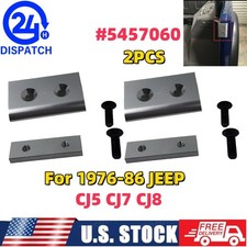 2x For 1976-86 Jeep Cj5 Cj7 And Cj8 1 Door Hard Top Door Striker Kit 5457060