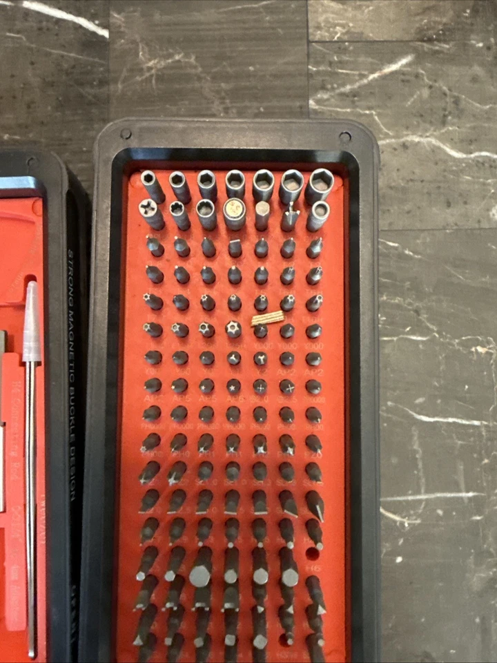 Juego de Destornilladores Magnéticos 66 Piezas Herramienta de Aleación S2 Acero con Caja Resistente Foto 2 de 4