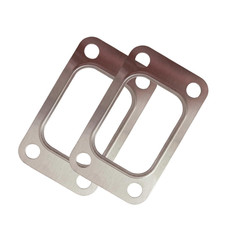 2 Pack T3 Turbo Inlet Flange Gasket Manifold Stainless Steel T3/T4 Precision PTE