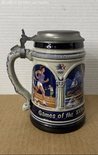 Vintage 1984 Game Xxiiird Los Angeles Olympic Beer Stein Collectors Cup