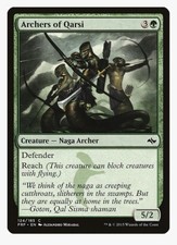 Archers of Qarsi | Fate Reforged FRF | MTG Pauper | Reach Anti-Flying Defender 