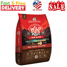 Stella  Chewy's Wild Red Dry Dog Food Raw Blend, Red Meat Recipe, 21 LB