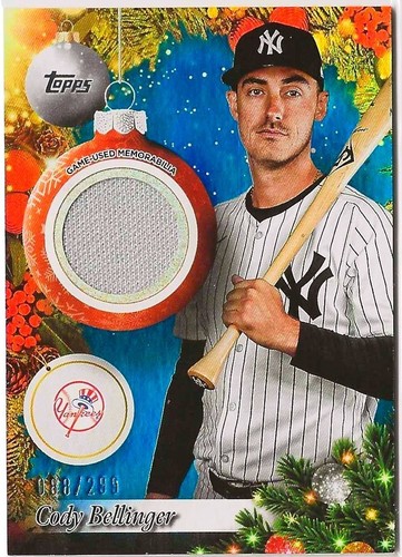 Cody Bellinger 2025 TOPPS DIAMOND ICONS Patch Autographed #AJP-CB 