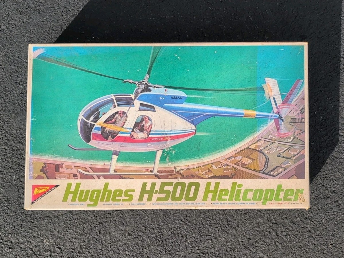 Hughes H500 Helicopter 組み立てキット1/20 Nichimo Hughes H-500 Helicopter 1/20 Scale Plastic Model Kit | eBay