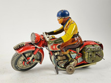 Tipp & Co Packtaschen-Motorrad L: 17 cm funkt. Uhrwerk im Originalzustand!