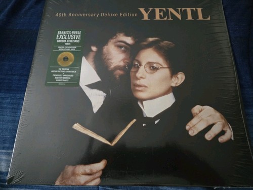 YENTL BARBRA STREISAND 40th ANNIVERSARY VINYL Metallic GOLD 2LP Exclusive NEW - Picture 1 of 5