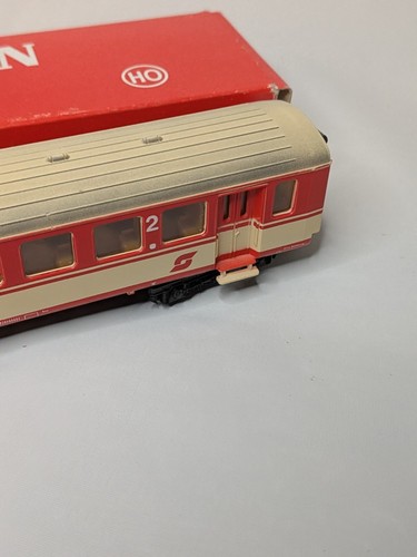 Kleinbahn H0 (1:87) scala OBB carrozza passeggeri in OBB rosso vagone passeggeri lungo 9" B4 - Foto 6 di 15