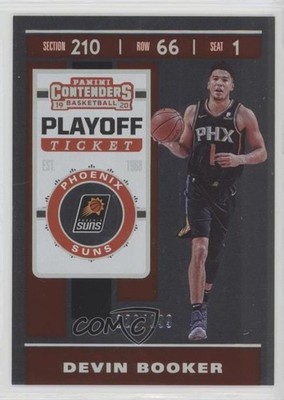 2019-20 Panini Contenders Playoff Ticket 120/199 Devin Booker #29 00d2