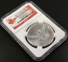 2015 Canada $5 One Oz 0.9999 Fine Silver, Great Horned Owl, NGC Uncirculated! — photo 2