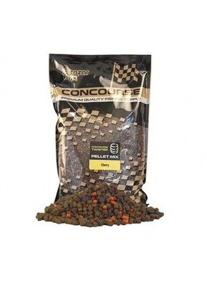 Benzar Concourse Twister Pellet Mix 800g 2/4mm Cherry Method Pellets
