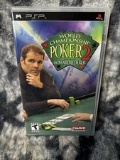 World Championship Poker 2 PSP Howard Lederer Cover Variant Complete CIB 2006  