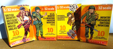 Soldatini giocattolo Atlantic Italia scala 1/32 militari assortiti 43 figurine 1974 PRE FUORI PRODUZIONE