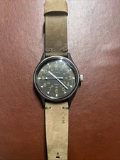 Timex MK1 Quartz Men's Wristwatch Green E/ Indiglo