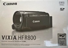 Canon Vixia HF R800 Black Digital Video Camcorder w/OEM Charger And Box