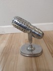 Silver Aluminum Metal Microphone Decorative Sculpture Silver 9 x 5
