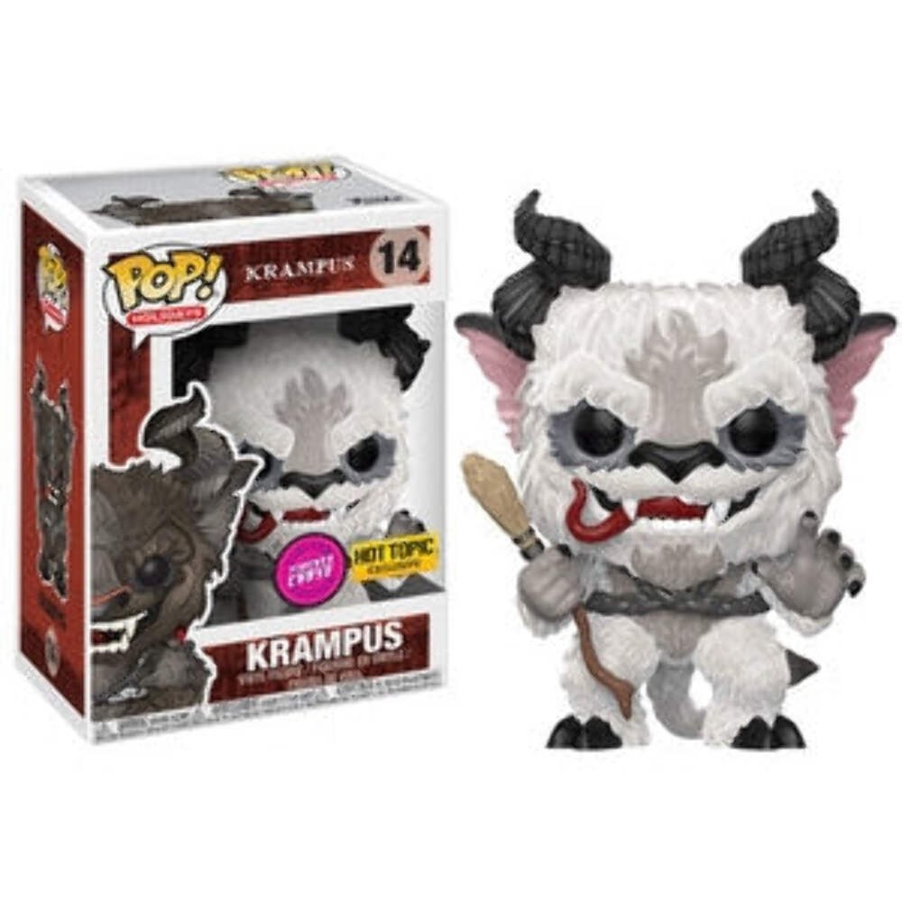 Funko POP! Holiday: Krampus (Hot Topic)(Flocked)(CHASE)(Damaged Box) #14