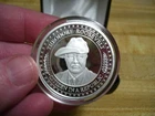 President Theodore Roosevelt 1 oz .999 Fine Silver Round in Case