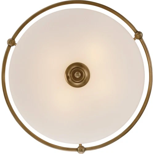 Quoizel GF1621 Nickel Griffin 4-Light 21"W Flush Mount Ceiling Fixture - Picture 2 of 12