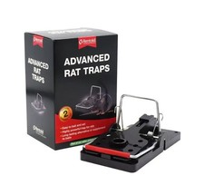 Rentokil Advanced Rat Trap Easy To Bait & Set, Highly Powerful Trap Twin Pack