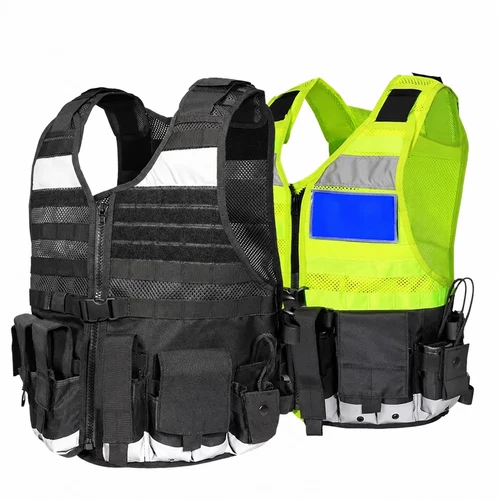 High Viz Tactical Security Vest, HiVis, CCTV, Dog Handler, Press, Event, Doorman - product listing photo
