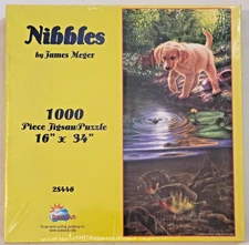 SunsOut "Nibbles" 1000 Piece Puzzle - James Meger  16" X 34"