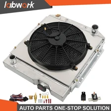 Labwork 3 Row Radiator+Shroud Fan+Relay For Mercury Comet Econoline Comet 61-65
