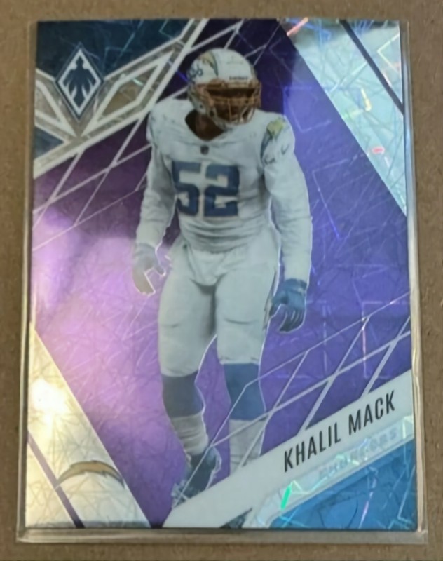 2022 Panini Phoenix - #50 Khalil Mack Purple Lazer /99