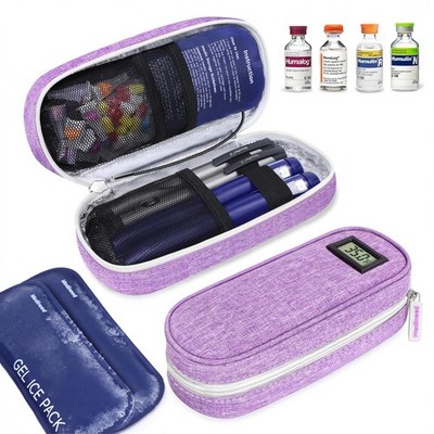 Insulin Cooler Travel Case TSA Approved with Temperature Display   Diabetic M...