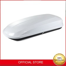 Gearzaar Car Roof Top Box  Gloss white Best Large Camping Travel  320 Liter