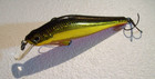 DAIWA T.D. MINNOW DARTIST SP FISHING LURE IN BLK/GOLD — photo 1