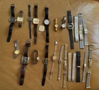 Vintage Watch Lot For Parts Or Repair Timex Seiko Bulova Spares Restoration