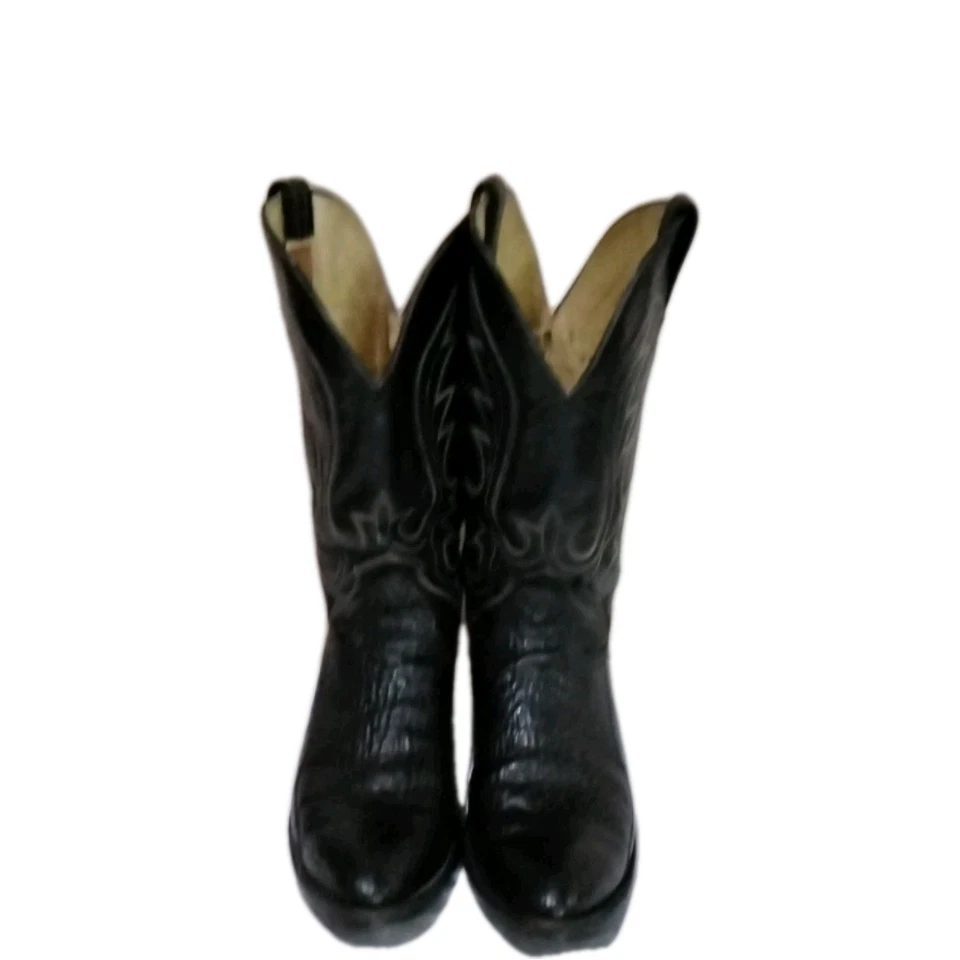 Botas masculinas de caubói Hondo tamanho 12 A - Imagem 2 de 4