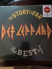 DEF LEPPARD - THE STORY SO FAR -TARGET EXCLUSIVE 2 LP YELLOW & ORANGE VINYL -NEW