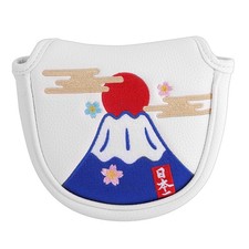 Mt. Fuji, Japan Design Mallet Putter Headcover with Centre Shafted for Mallet...
