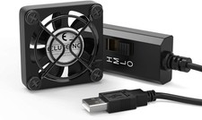 ELUTENG 40mm USB Fan with 3 Speed Control USB Ventilator 5V Max 5300RPM High Flo