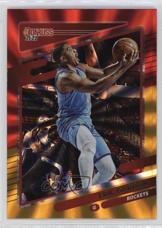 2021-22 Panini Donruss Holo Red & Gold Laser Eric Gordon #37 0wn0