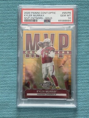 2020 Kyler Murray Optic MVP Contenders Gold /10 (#MVP6) PSA 10 First On Print