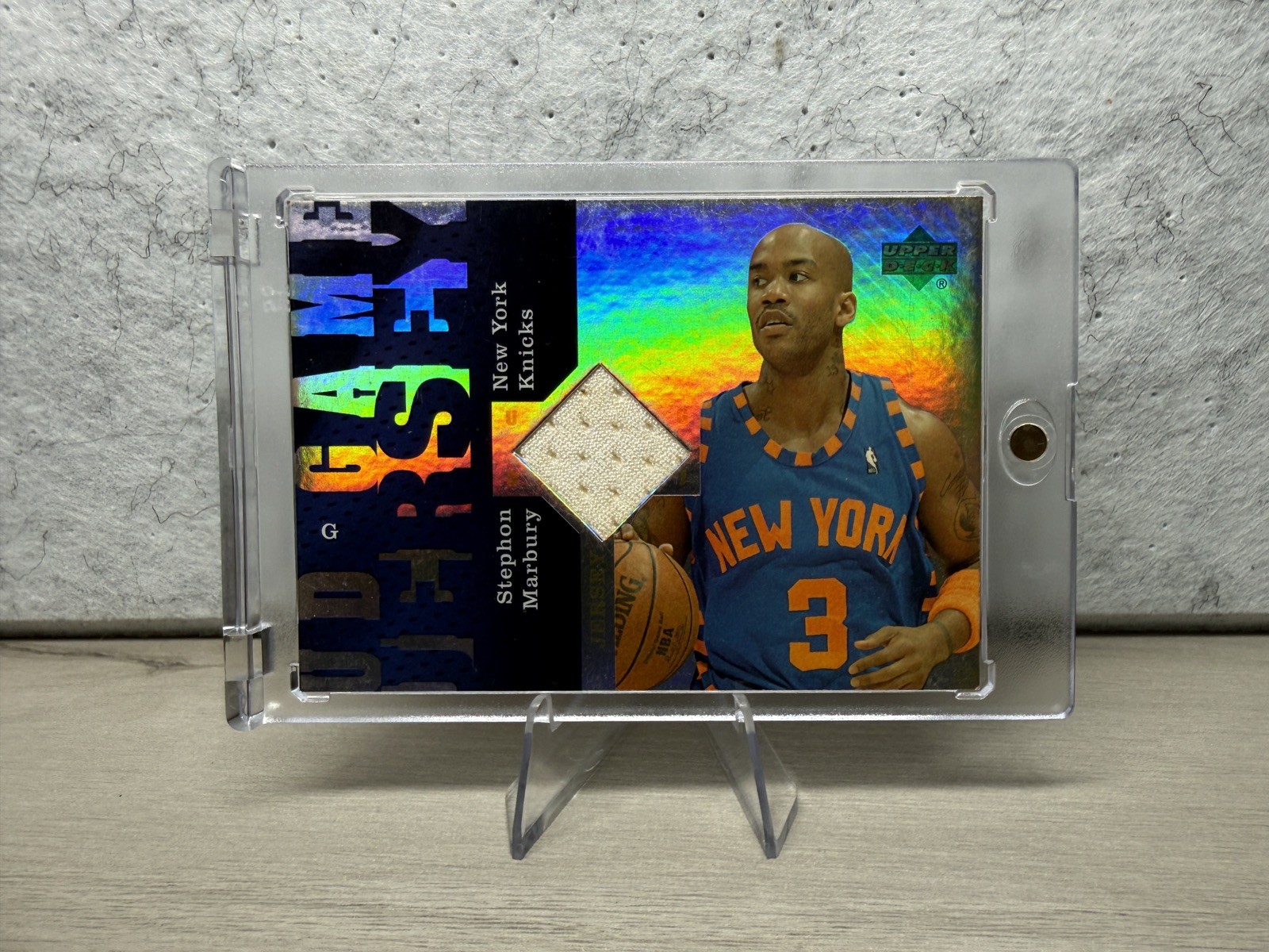 STEPHON MARBURY 2006-07 UPPER DECK MINT UD GAME JERSEY 