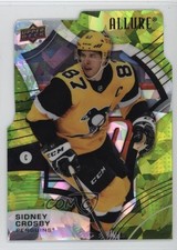 2021-22 Upper Deck Allure Green Rainbow Die-Cut 91/99 Sidney Crosby #4 k4s
