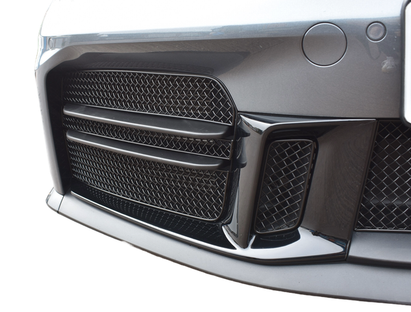 Zunsport Compatible W Carrera 992.2 Sports Design Pack Outer Grille Set - Black-image