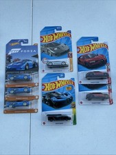 Hot Wheels Lot Of 7 Forza 94 Bugatti EB110 SS Bolide 16 Chiron
