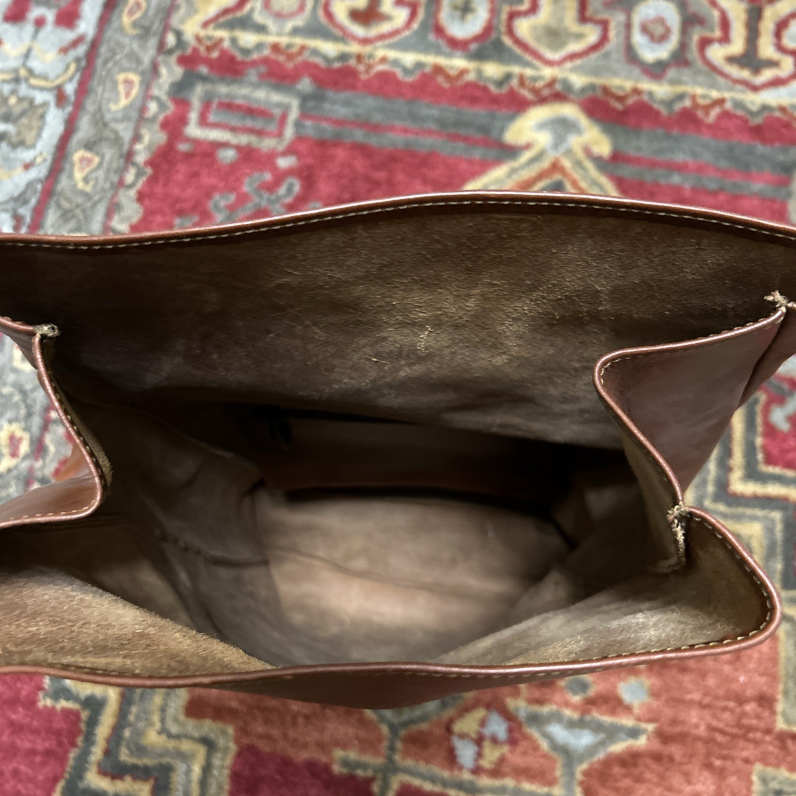 Whipping Post WP Brown Leather Backpack - image 5