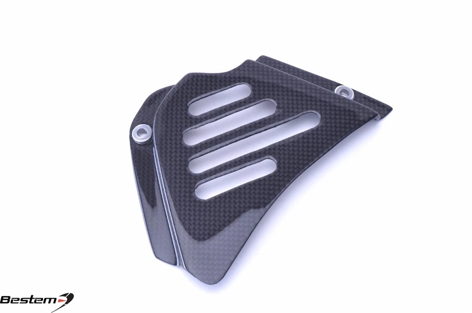 Protector de cubierta de piñón de cadena 100 % fibra de carbono Ducati 748/916/996/998 Foto 2 de 3