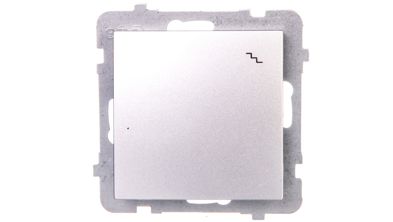 Ospel ŁP-3G/m/18, Schalter + Taster, Silber - Bild 2