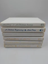 Lot of 6 Christmas Books By Anne Perry Hardback 