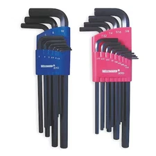 Westward 2Cyc4 22 Piece Metric/Sae L-Shape Hex Key Set, 2Cyc4