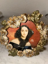 Malden International Designs Picture Frame 3.5” X 3.5” Ornate Floral