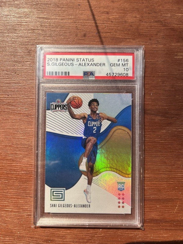 2018-19 Panini Status - PSA 10 Shai Gilgeous-Alexander #156 (RC)