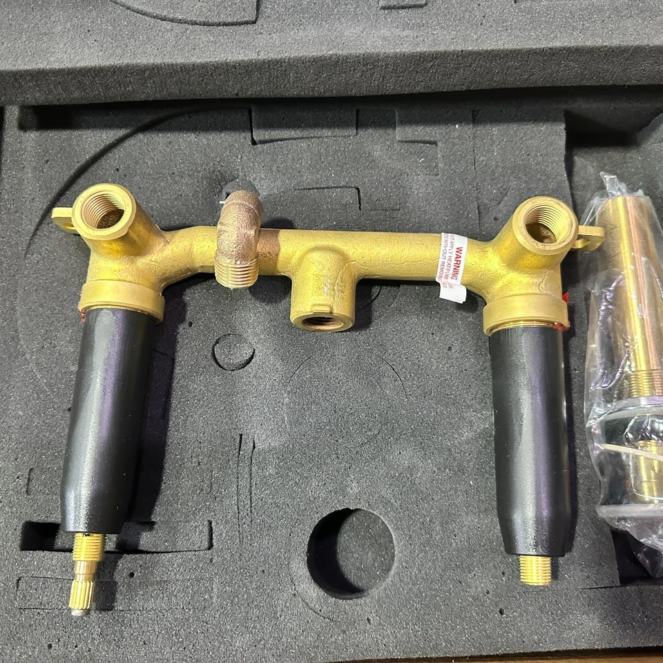 Newport Brass 1-500U Tub Faucet Universal Items Wall Mount 2 Valve Rough-In New - Image 2 of 3