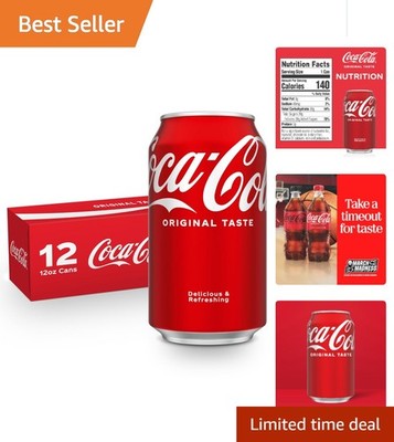 Caffeine-Free Coca-Cola Classic Soda, 12 Pack - Sweet Flavor in Convenient Cans